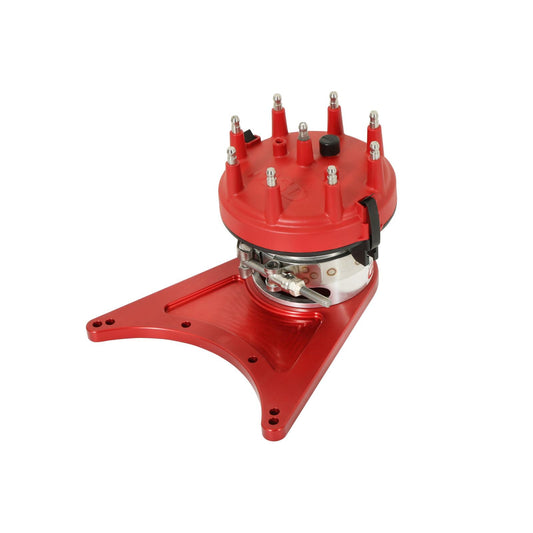 Gm Big Block Front Drive Distributor Fits Big Block Chevy. Must Be Used With A Jesel Or Comp Cams Camshaft Belt Drive Kit And An Flying Magnet Crank Trigger MSD Ignition-1
