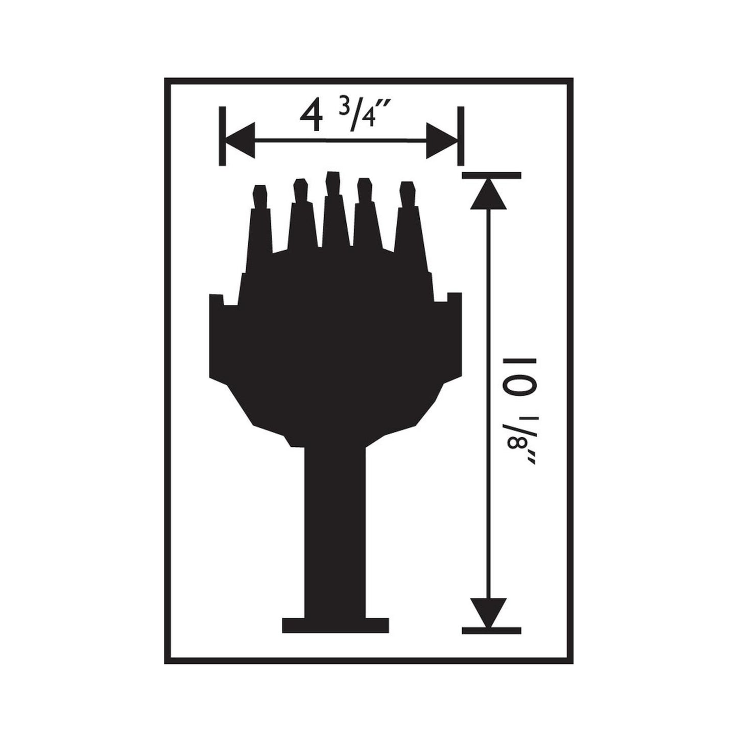 Chrysler 383,400 Small Diameter Pro-Billet Distributor Small Diameter For Extra Clearance. Must Be Used With An 6, 7 Or 8-Series MSD Ignition-5
