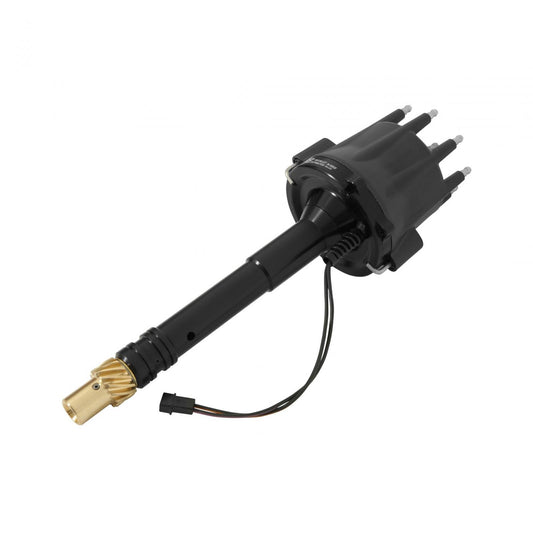 Black Chevy V8 Pro-Billet Distributor W/ Locked-Out Timing & Bronze Gear For Your Ford, Chevy Or Chrysler Must Be Used With 6, 7, Or 8-Series MSD Ignition-1