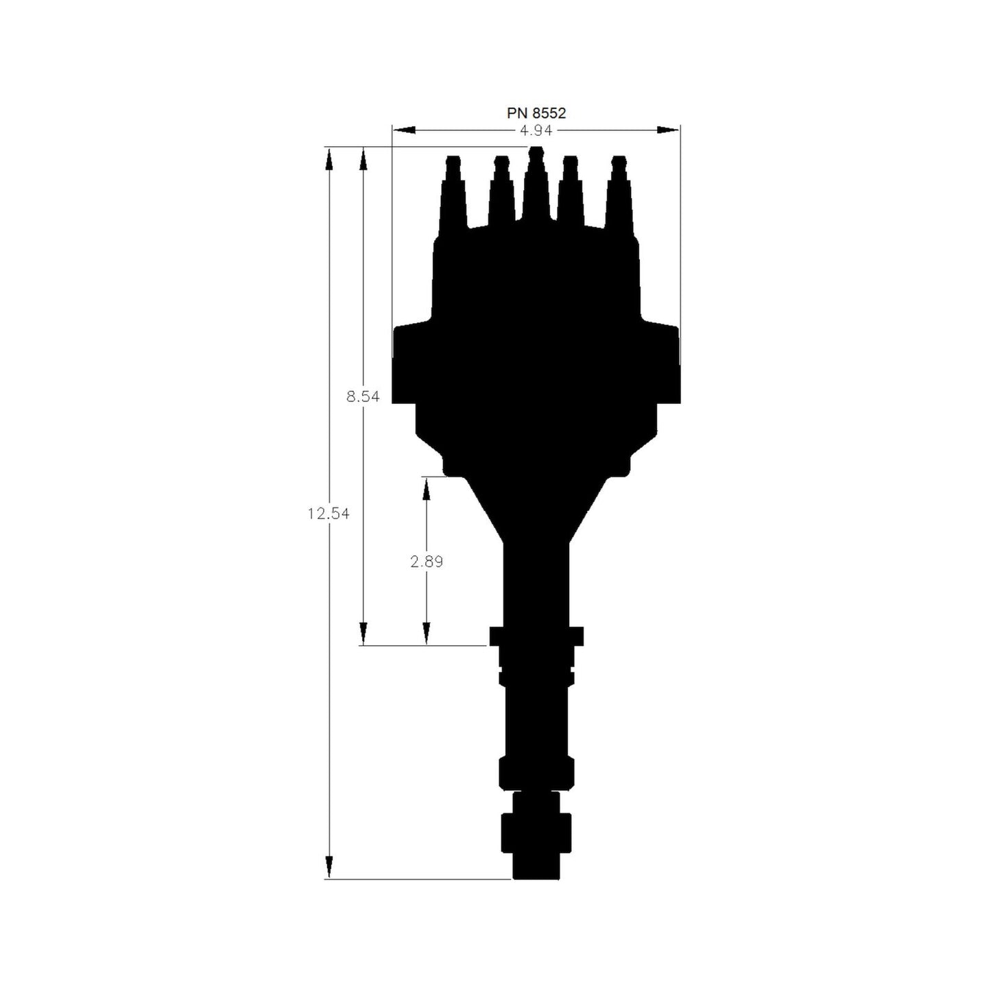 Ready-To-Run Distributor Buick 400-430-455 V8 Red Ready-To-Run Distributors Include A Built-In Module Includes Built-In Rev Limiter No Control Is Required MSD Ignition-5
