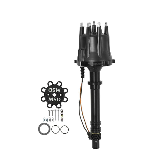 Chevy Black V8 Pro-Billet Distributor This Is Our Most Popular Performance Distributor Must Be Used With An 6, 7 Or 8-Series . Now In Black MSD Ignition-1