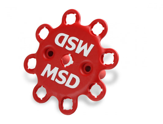 Distributor Ford 289-302, Billet, Small Cap, Steel Gear 'S Pro-Billet Small Diameter Distributor W/Red Cap And Steel Gear, Requires The Use Of 6, 7, 8 Series MSD Ignition-1