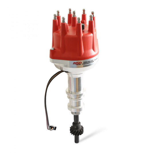 Ford 302 Small Diameter Pro-Billet Distributor Great For Blower Or Manifold Clearance. Fits 289/302 Engines, Includes Iron Gear. Must Be Used With An 6, 7 Or 8-Series MSD Ignition-1