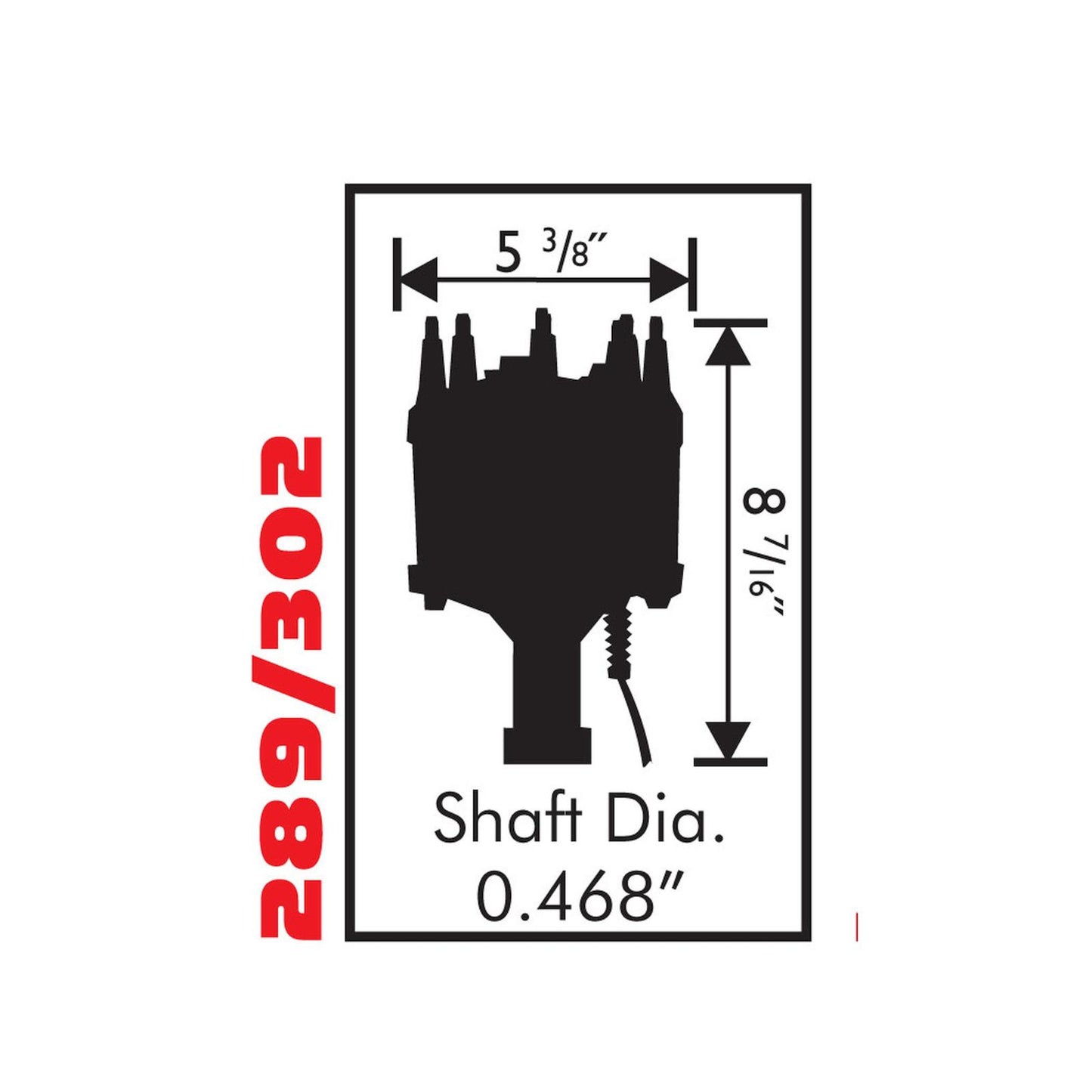 Billet Distributor Ford Small Block Iron Gear Small Block Ford 289/302 Sbf Must Be Used With An 6, 7, Or 8-Series MSD Ignition-5