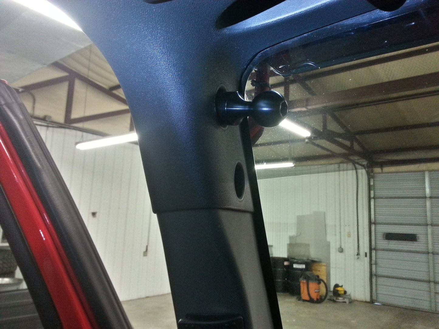 CMM Offroad JK A-Pillar Ball Mount - Jeep 2007-2018 Wrangler JK sPOD-1