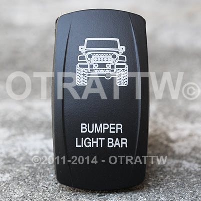 Switch, Rocker JK Bumper Light Bar sPOD