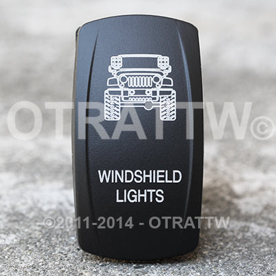 Switch, Rocker JK Windshield Lights sPOD