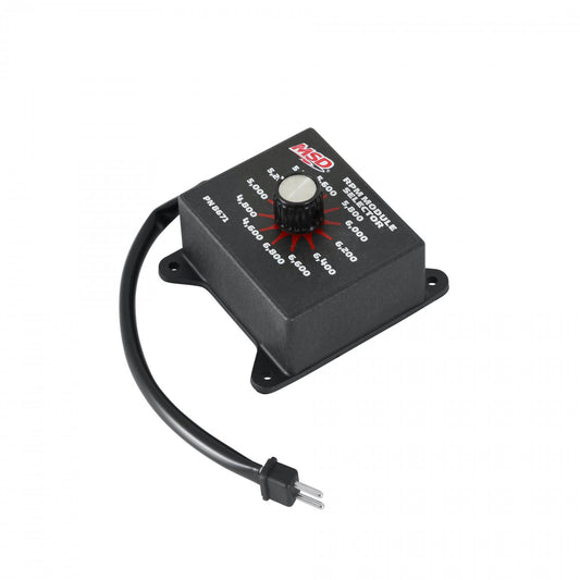 Rpm Module Selector, 4.6K-6.8K The Rpm Module Selector Plugs Directly Into The Rpm Module Socket On All Soft Touch Rev Controls And Accessories That Use Plug-In Modules MSD Ignition-1