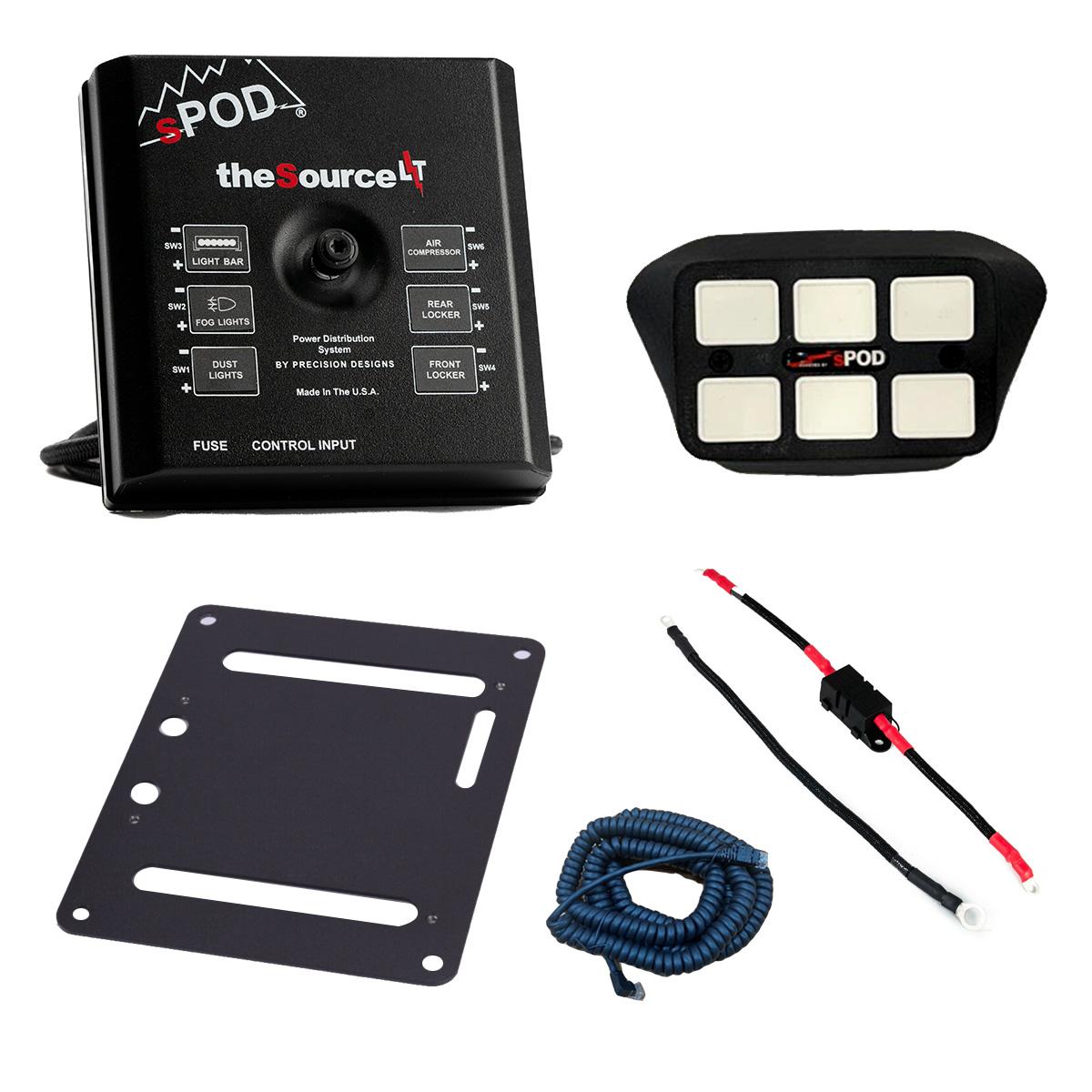 sPOD Can-Am, Maverick R, Mini6 Steering Wheel Mount Kit sPods