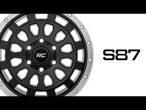 87 Series Wheel Simulated Beadlock Black/Machined 17x8.5 6x5.5 +0mm Rough Country-1