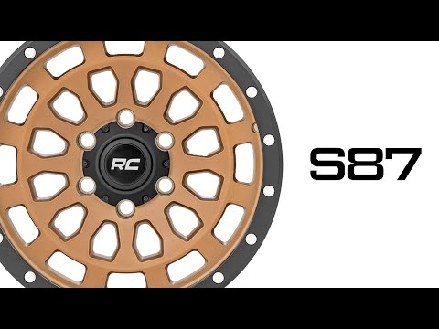87 Series Wheel Simulated Beadlock Bronze/Black 17x8.5 5x4.5 +0mm Rough Country-1