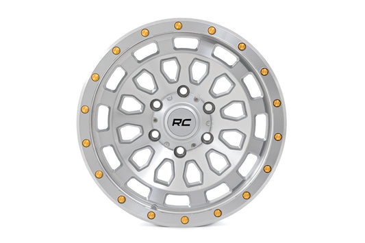87 Series Wheel Simulated Beadlock Full Machine 17x8.5 5x5 +0mm Rough Country-1
