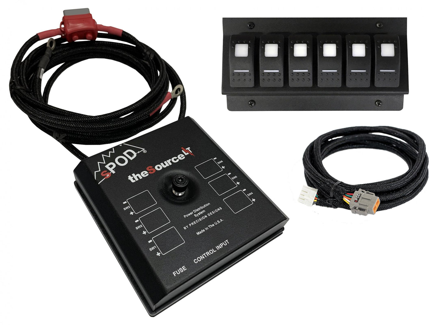 SourceLT w/ Red LED Switch Panel for 2012-2017 Toyota Tundra sPOD