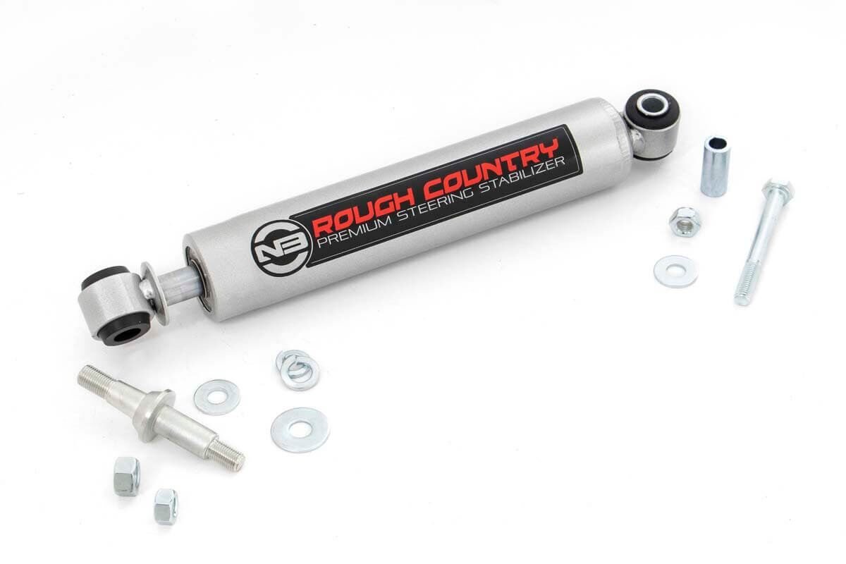 Rough Country Jeep Steering Stabilizer TJ, YJ, WJ, ZJ, XJ Rough Country