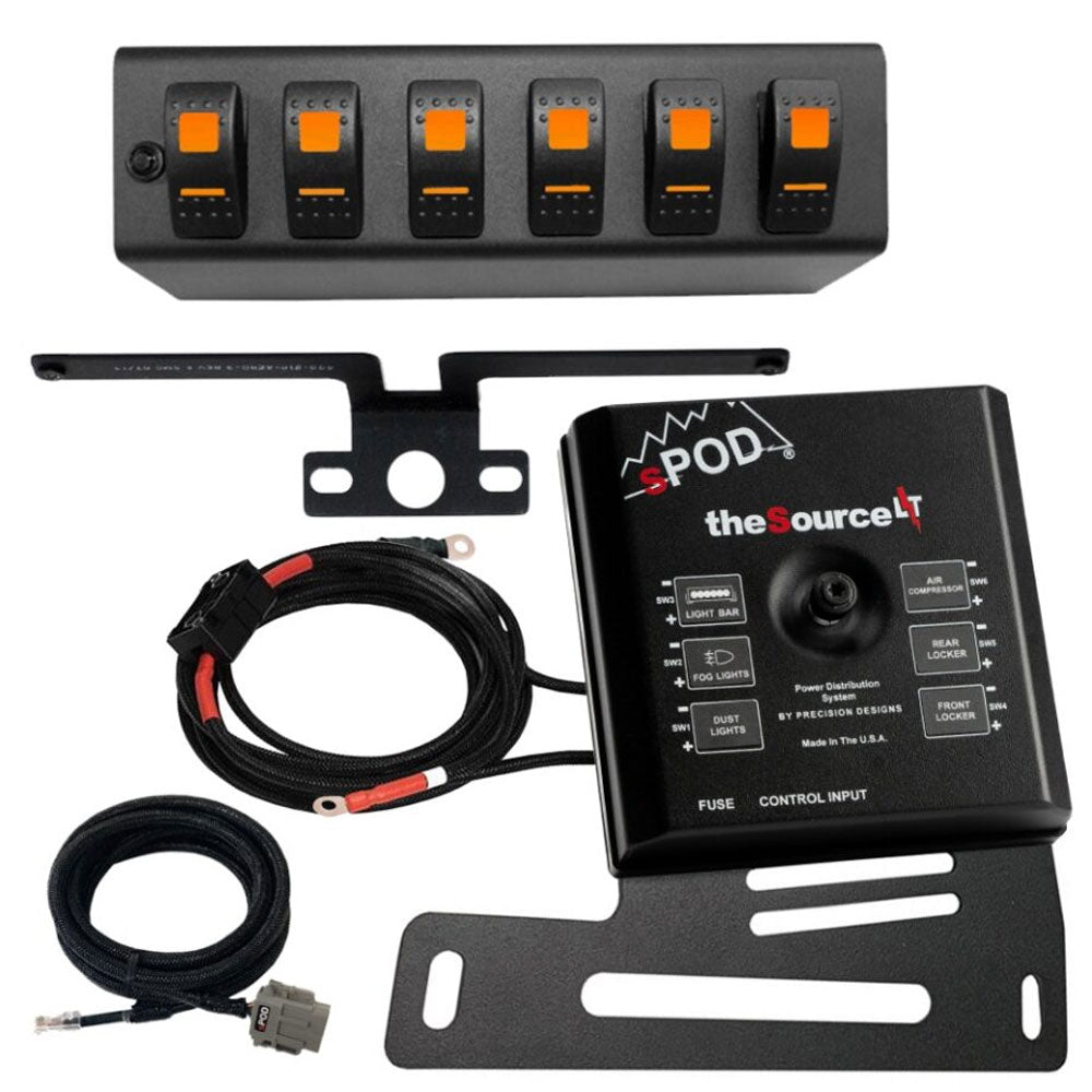 SourceLT w/ Red LED Switch panel for JK 2007-2008 sPOD