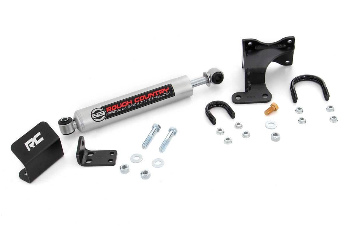 Rough Country Jeep N3 Steering Stabilizer 07-18 Wrangler JK Rough Country