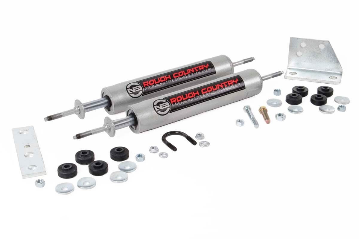 Rough Country Toyota Dual Steering Stabilizer 86-95 4WD 4Runner 86- 95 Toyota Pickup Rough Country
