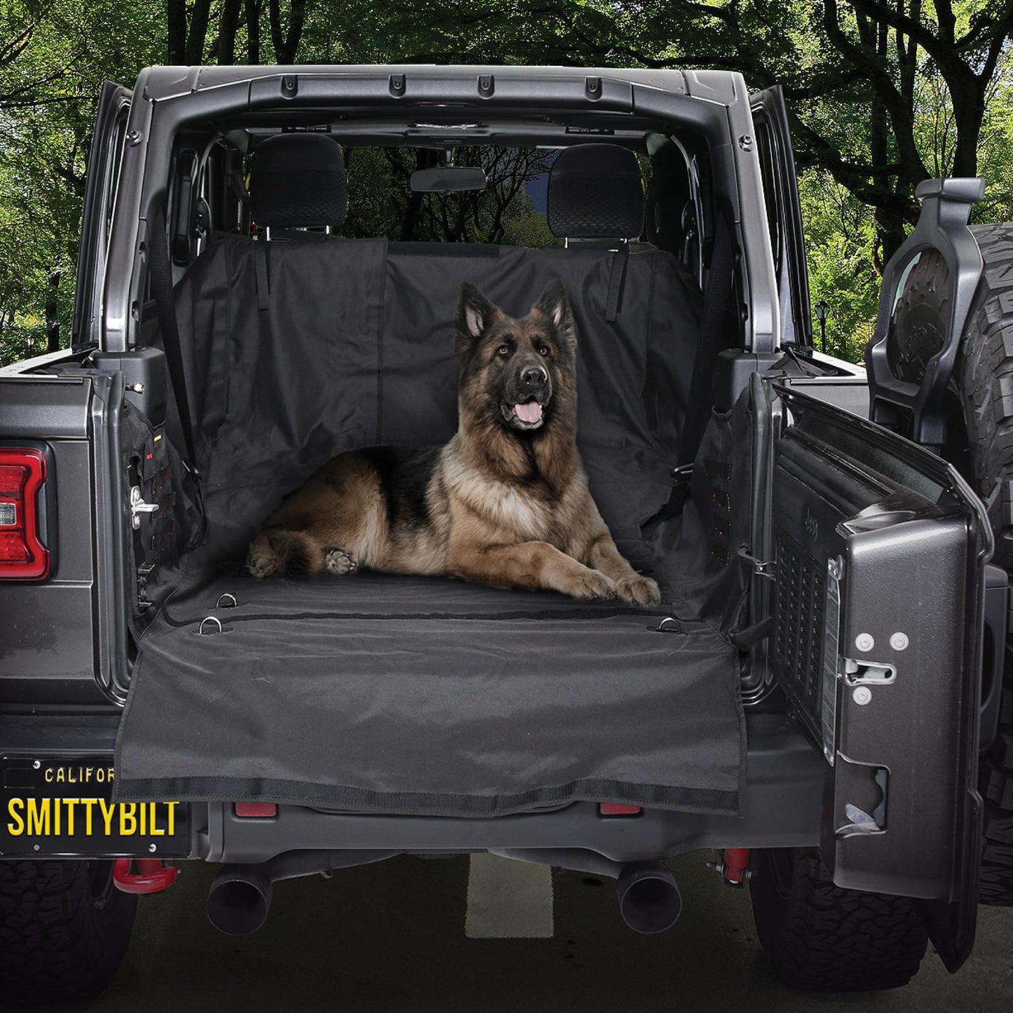 Gear Cargo Liner Black 600 Denier 2018-2020 Jeep Wrangler JL/JK/JT Smittybilt