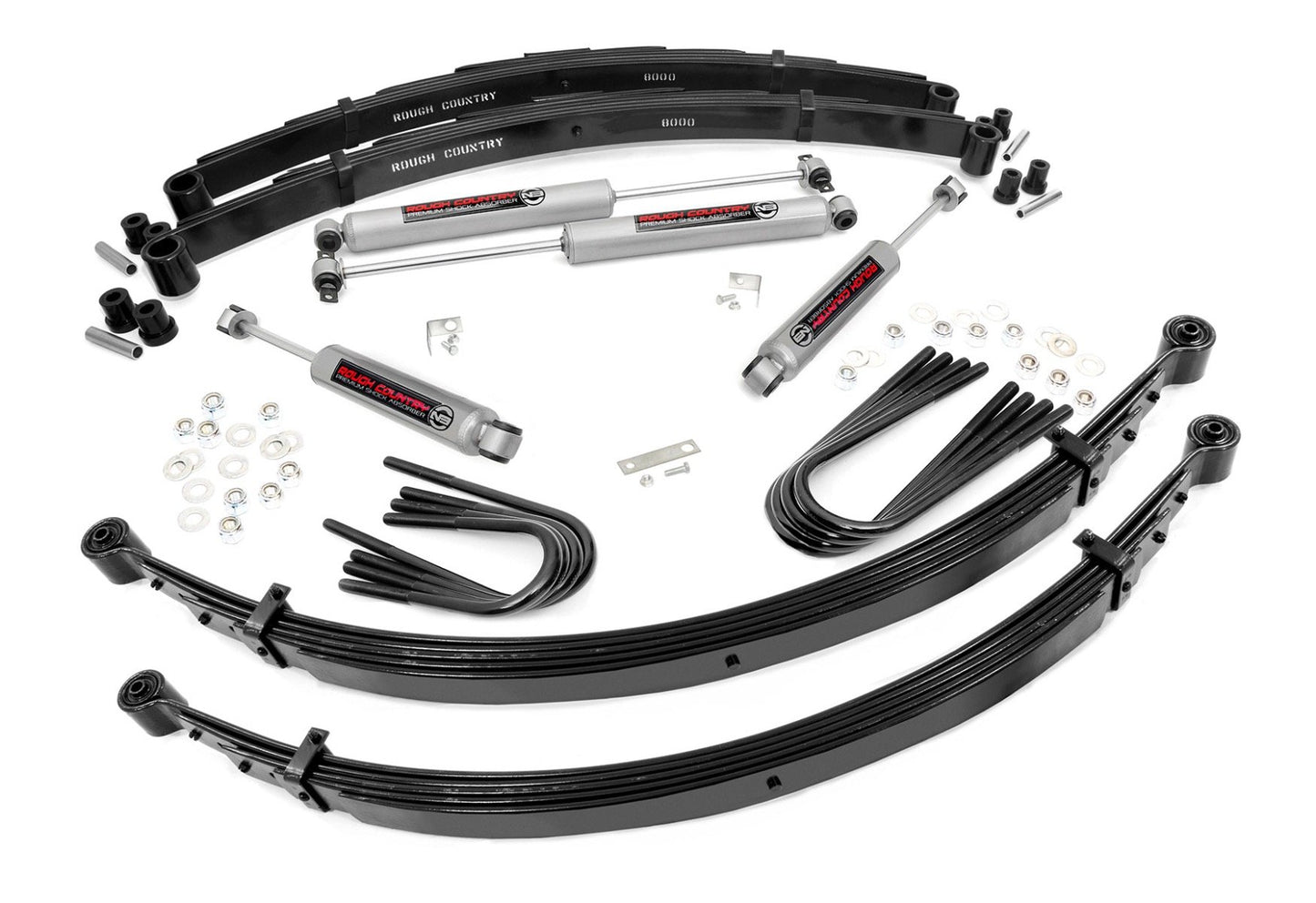 2 Inch Lift | 52 Inch Rear Springs | Chevy/GMC 3/4-Ton Suburban/C25/K25 Truck (77-87) Rough Country