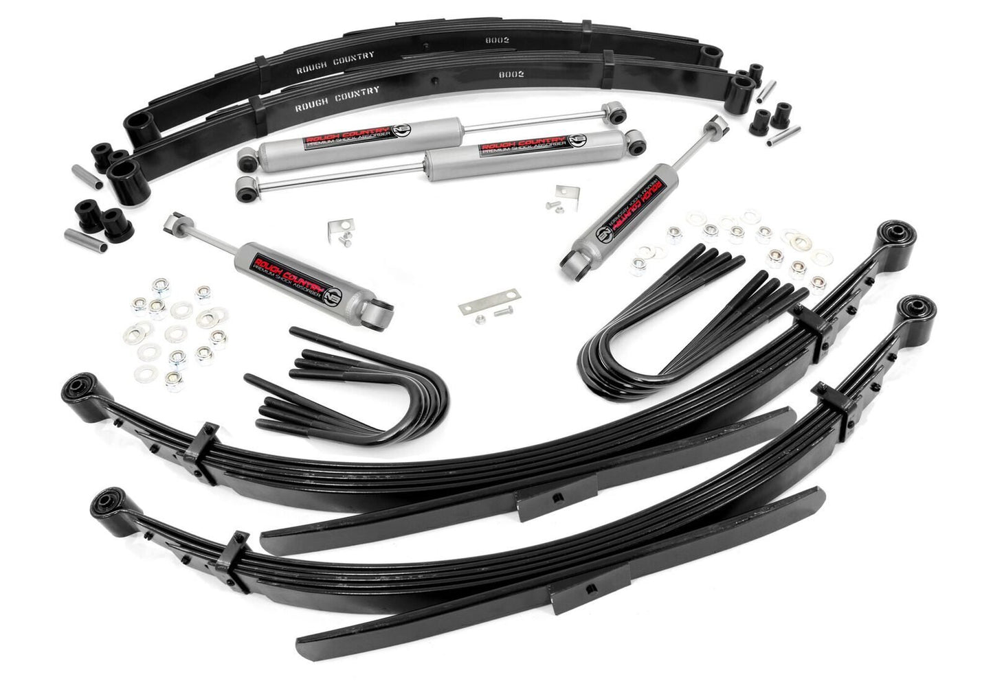 2 Inch Lift | 56 Inch Rear Springs | Chevy/GMC 3/4-Ton Suburban/C25/K25 Truck (77-87) Rough Country