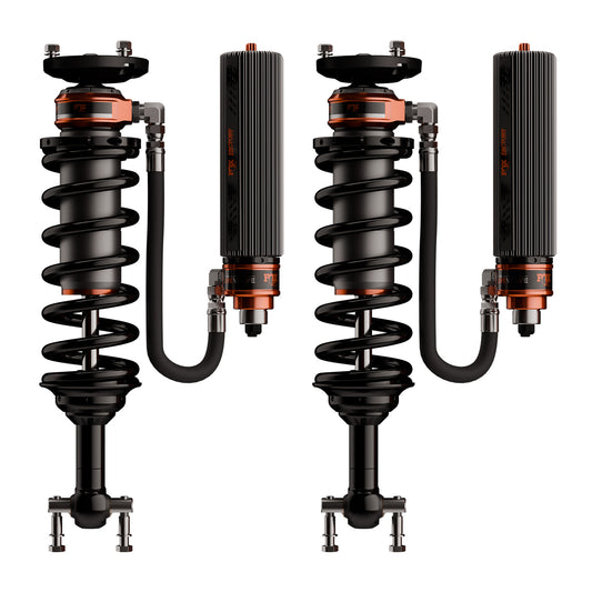Shock Absorber 24-On Ford F150 Supercrew Front Coilover 3.2 Truck Race Series Live Valve Connected Suspension 2-2.5 Inch Lift Kit Fox Factory-1