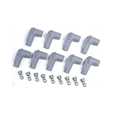 Spark Plug Boot & Terminal Kit 90 Deg Hei Gray MSD Ignition