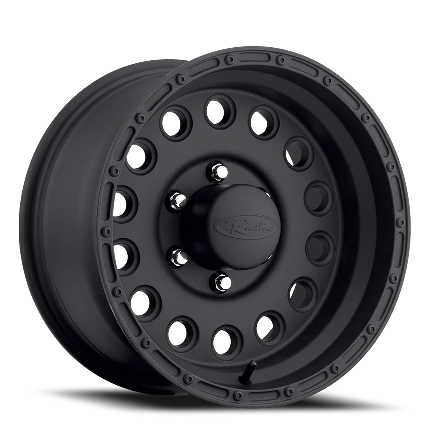Aluminum 16x10 Rockcrusher 887B Satin Black Raceline Wheels-1