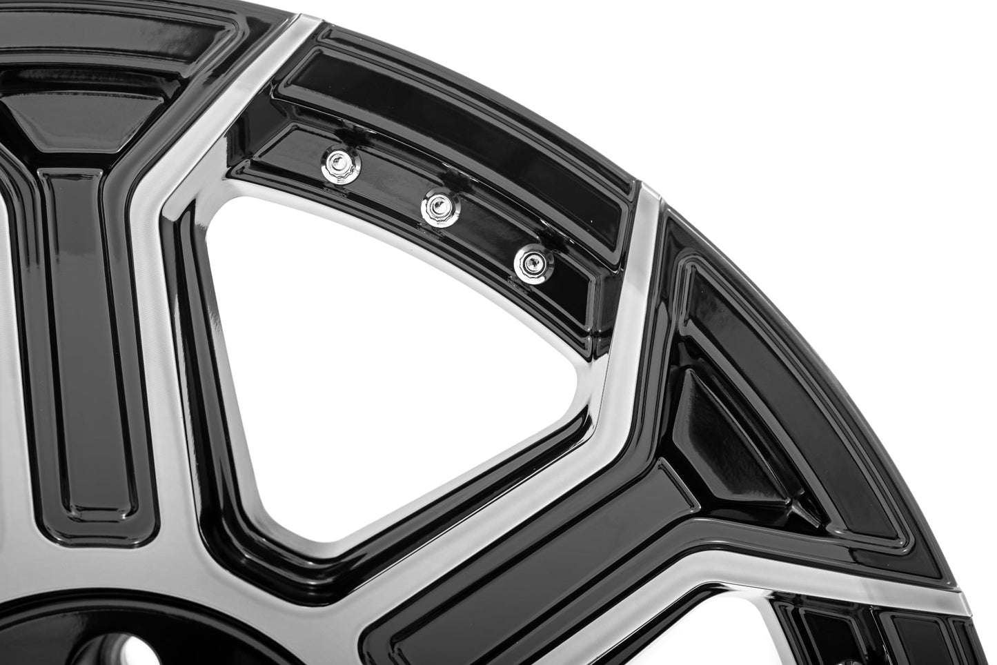 89 Series Wheel One-Piece Black Machined Gunmetal 20x9 6x5.5 +18mm Rough Country-5