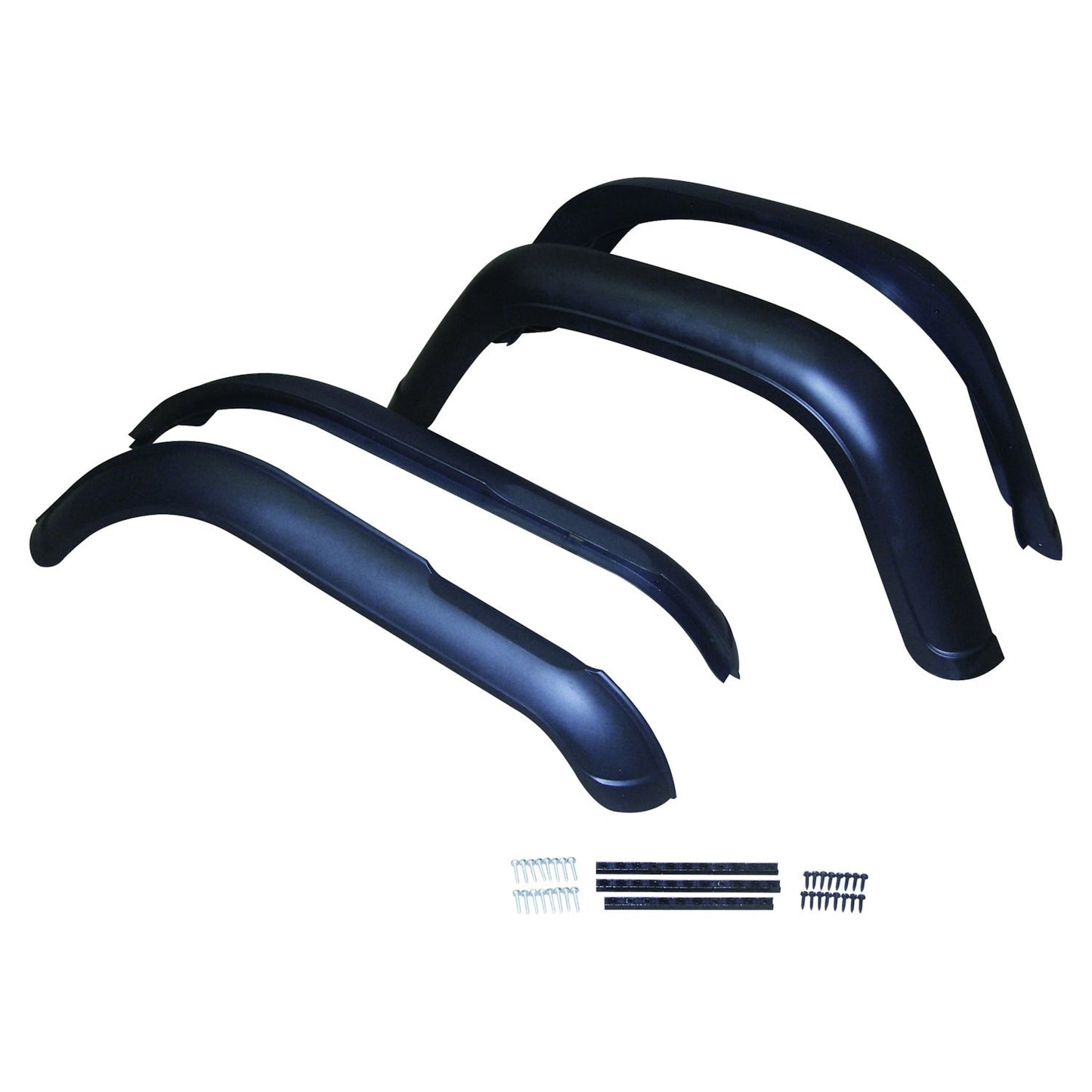 Fender Flare Kit for 1981-1986 Jeep CJ-8, Contains 4 Flares & Hardware Crown Automotive