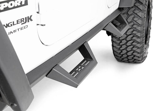 Jeep Contoured Drop Steps 07-18 Wrangler JK Rough Country-1