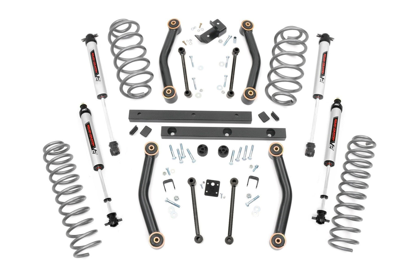 4 Inch Lift Kit | V2 | Jeep Wrangler TJ (03-06)/Wrangler Unlimited (04-06) Rough Country