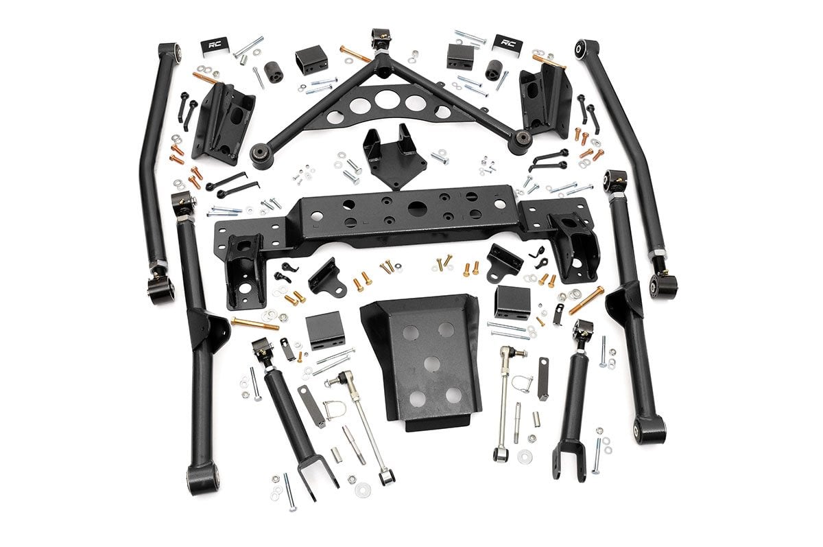 Long Arm Upgrade Kit 4 Inch Lift Jeep Grand Cherokee WJ 4WD (1999-2004) Rough Country