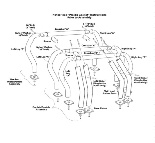 Bed Bar Component InchB Inch Main Bar Black Powdercoat 1979-1995 Toyota Pickup 1981-1995 Isuzu Pickup 1982-1990 GMC S15 1983-2011 Ford Ranger Go Rhino-1