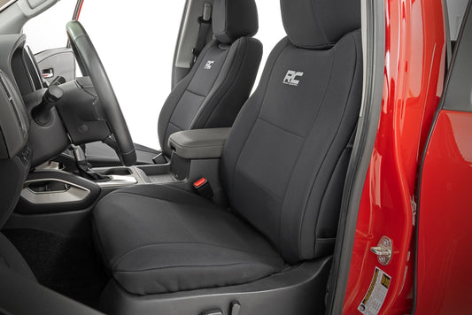Seat Covers FR & RR Crew Cab Nissan Frontier 2WD/4WD (2022-2026) Rough Country-1