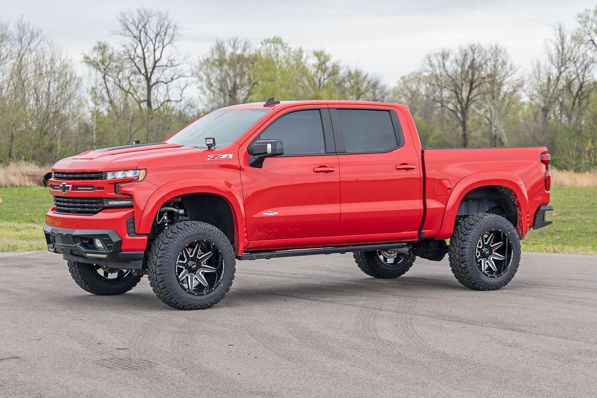 91 Series Milled One-Piece Gloss Black 22x12 8x6.5 -44mm Rough Country-10