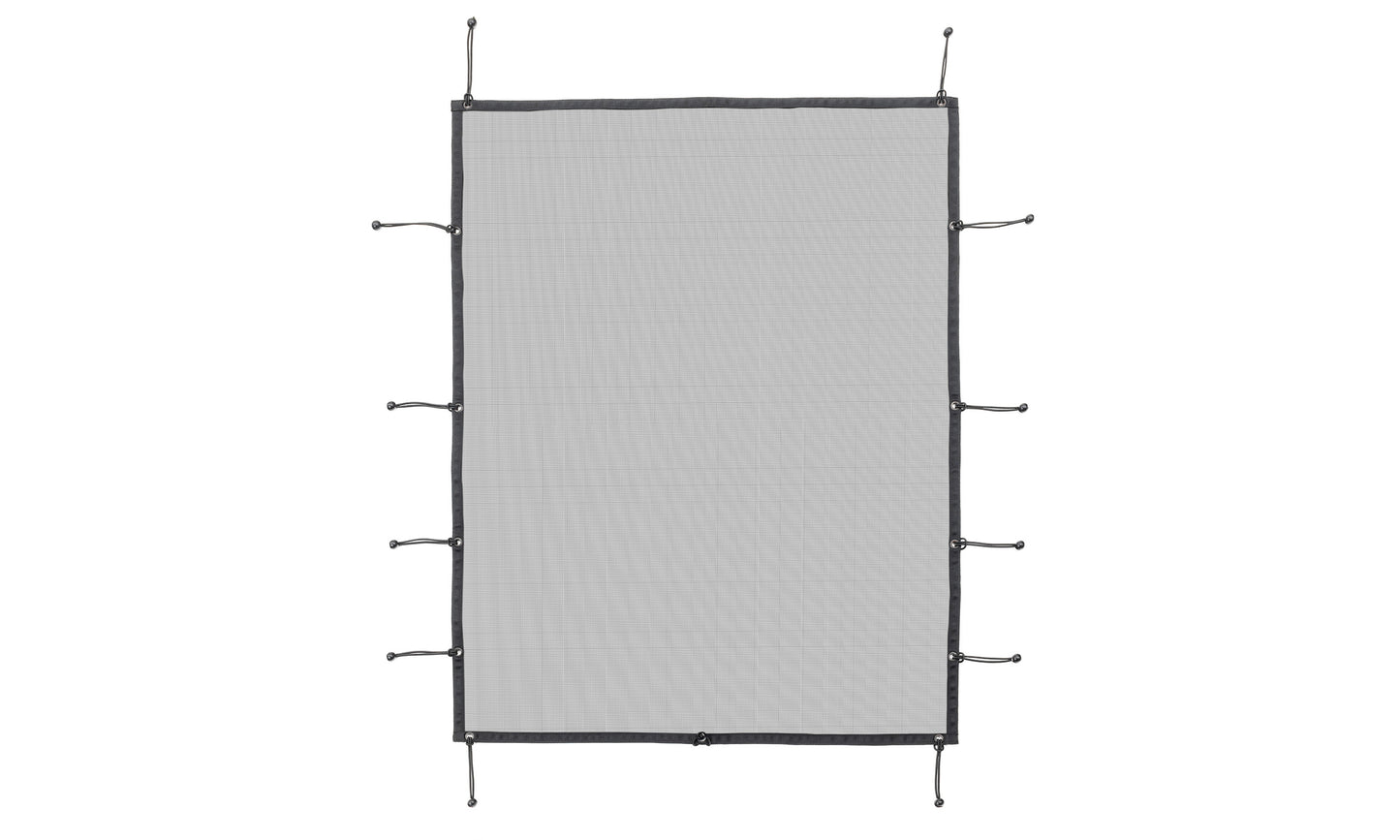 Mesh Shade Top for 1997-2006 Jeep Wrangler TJ, Black Mesh, No Window Channel Required Rampage