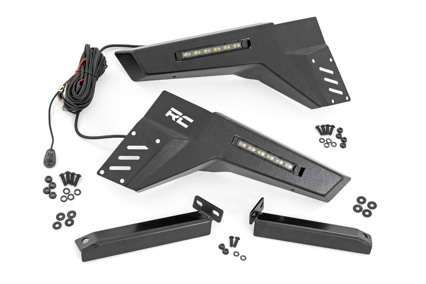 Bumper Wings Stinger 6 Inch Led Combo Honda Pioneer 1000-6 Rough Country-5