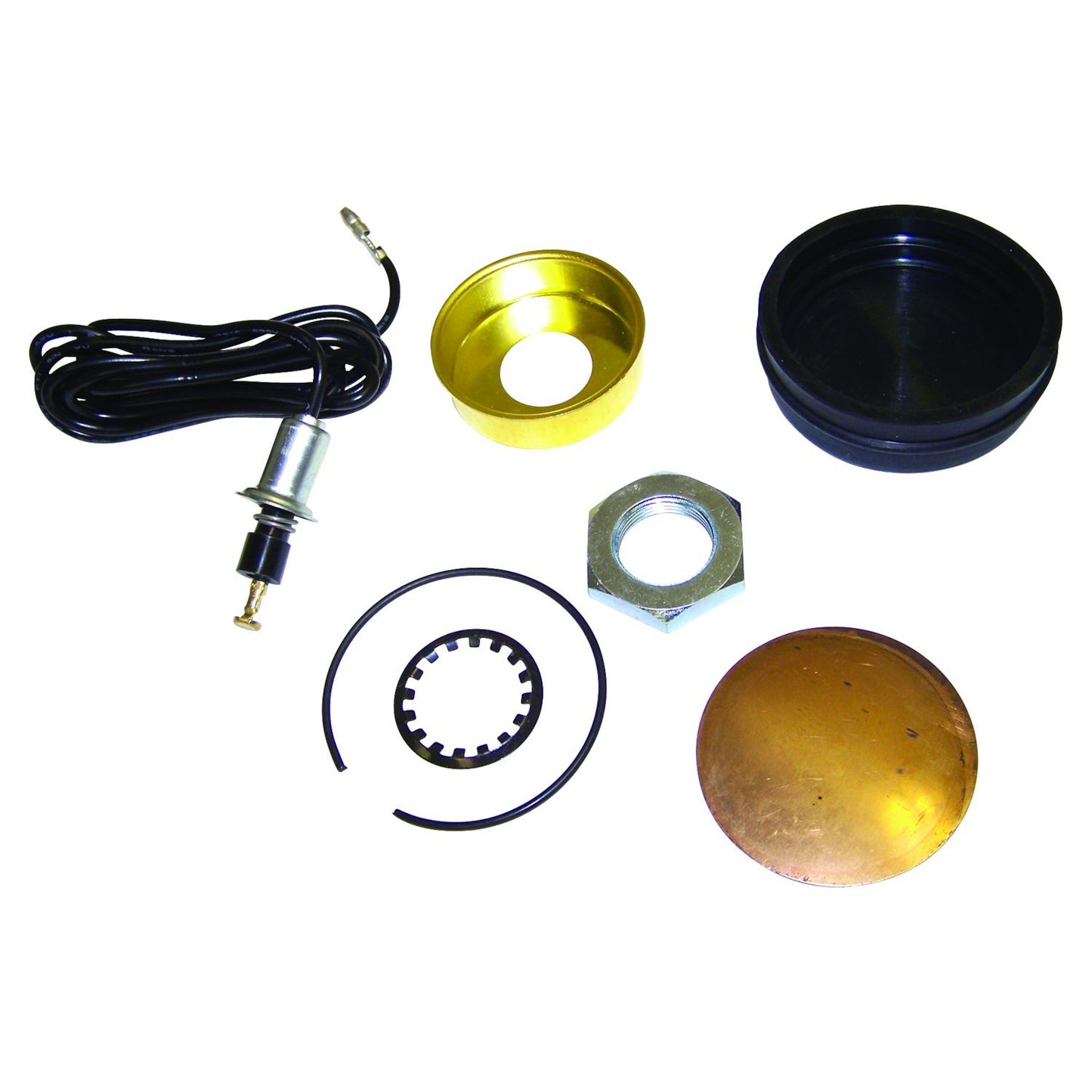 2-3/8 Inch Horn Button Kit for 1963-75 Jeep CJ-3B, CJ-5, CJ-6, FC-150 Crown Automotive