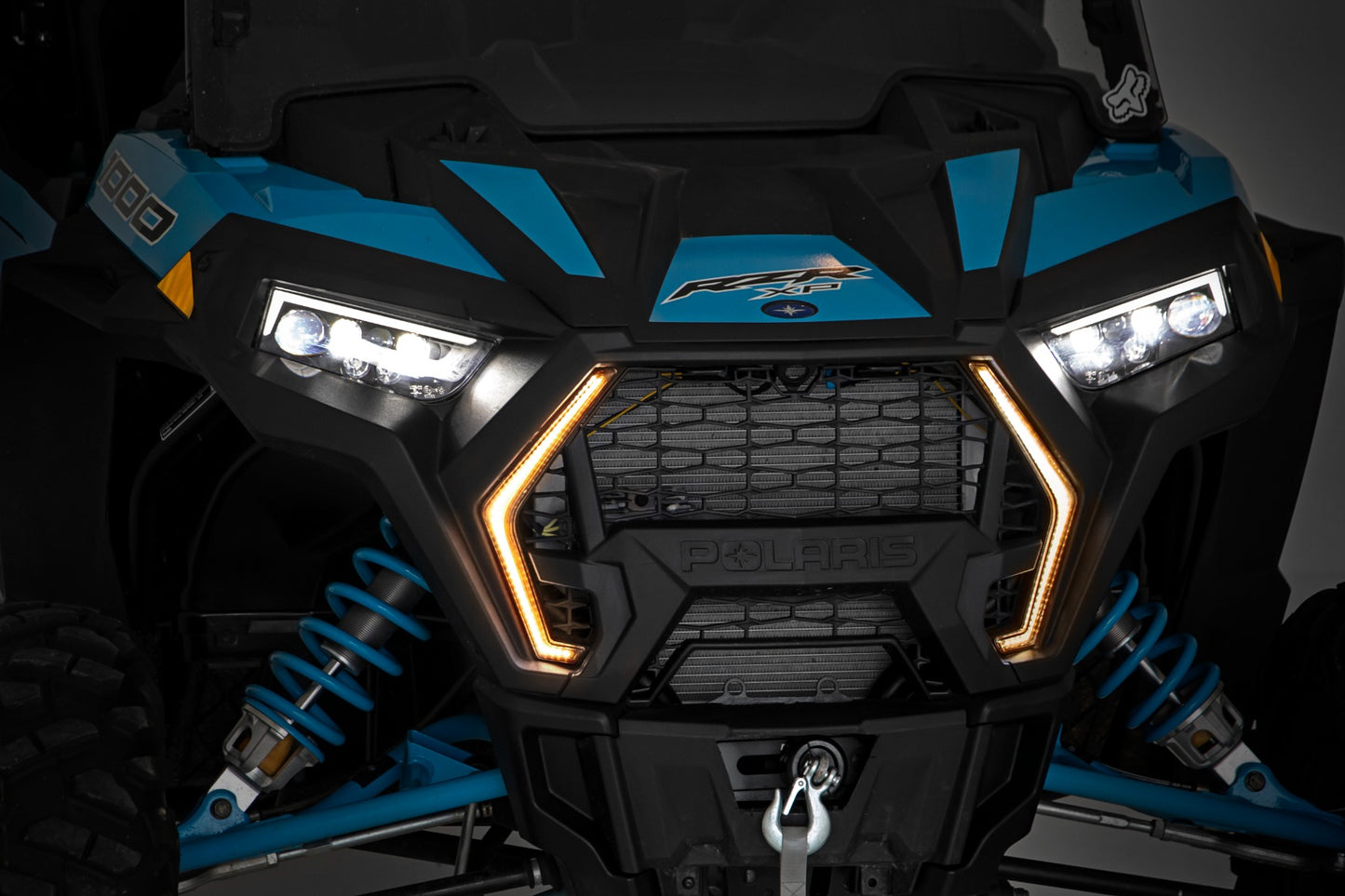 LED Light Kit Front Fang 19-22 Polaris RZR XP 1000/RZR XP 1000 High Lifter Edition Rough Country-4