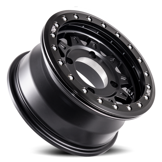 Roadkill 9302 Satin Black 15X7 4-156 13Mm 131.1Mm Dirty Life Race Wheels-1