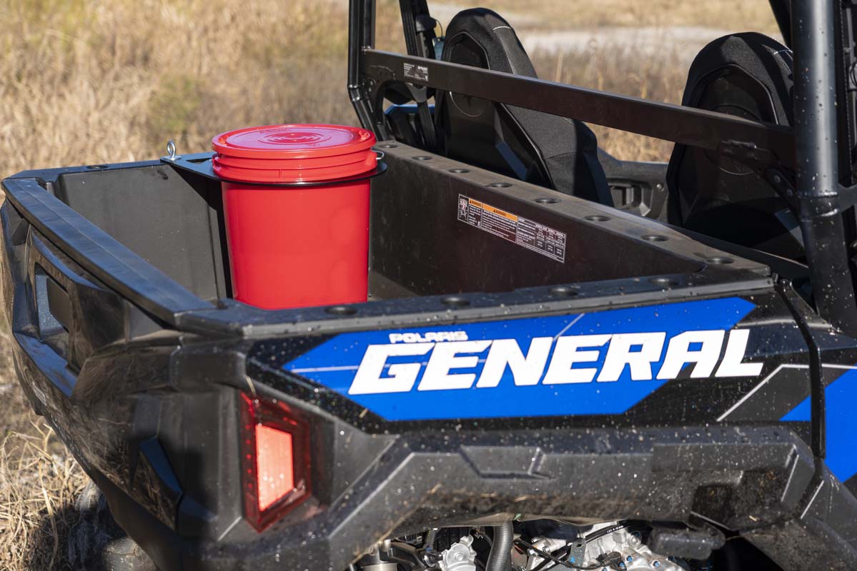 Rough Country Polaris 5-Gallon Bucket Holder 14-20 Ranger, 17-20 General Rough Country