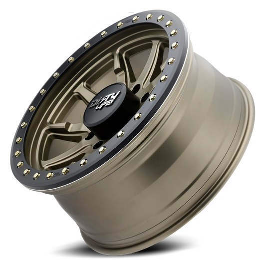 DT-2 9304 Satin Gold 17X9 Dirty Life Race Wheels-1