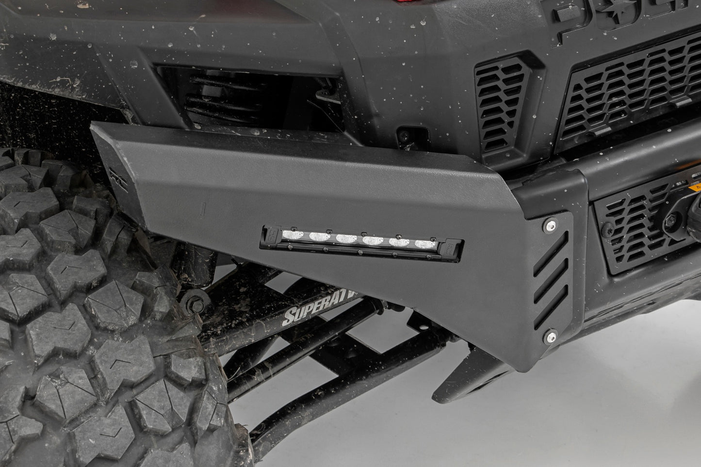 Rough Country Polaris Front Bumper Panels w/ 6.0 Inch LED Light Bars (13-19 Ranger) Rough Country