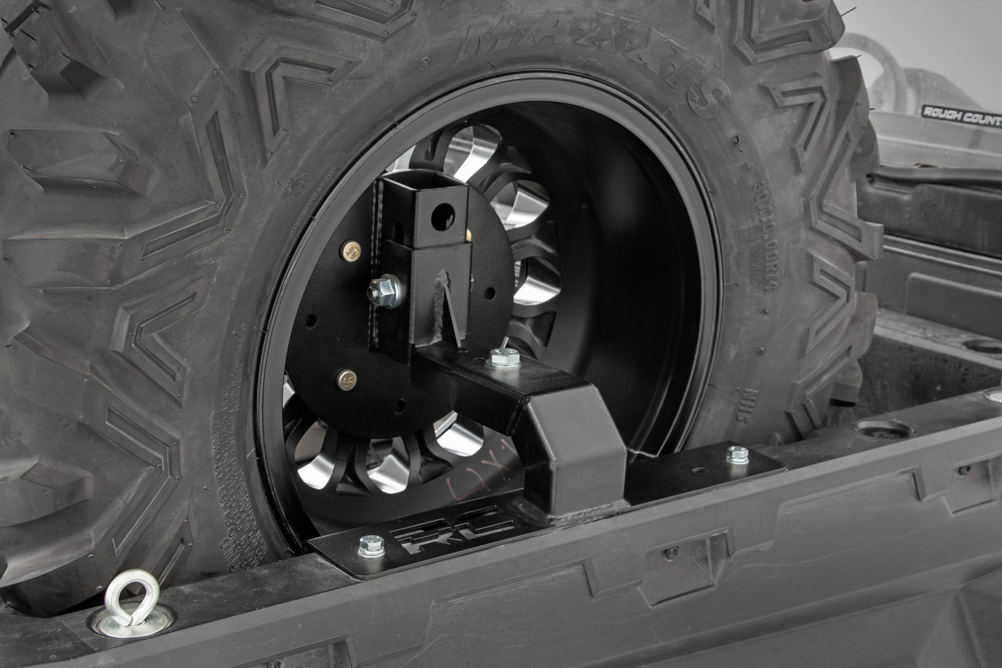 Spare Tire Carrier Bed Side Mount Multiple Makes & Models (Can-Am/Polaris) Rough Country-5