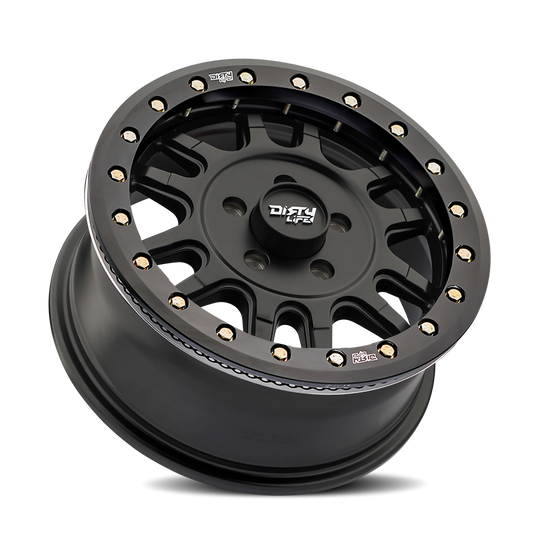 Canyon Pro Sxs 9309R Matte Black 15X7 Dirty Life Race Wheels-1