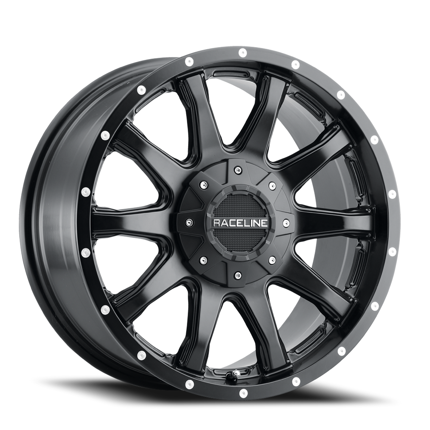 Aluminum 17x8.5 Shift 930B Satin Black Raceline Wheels-1
