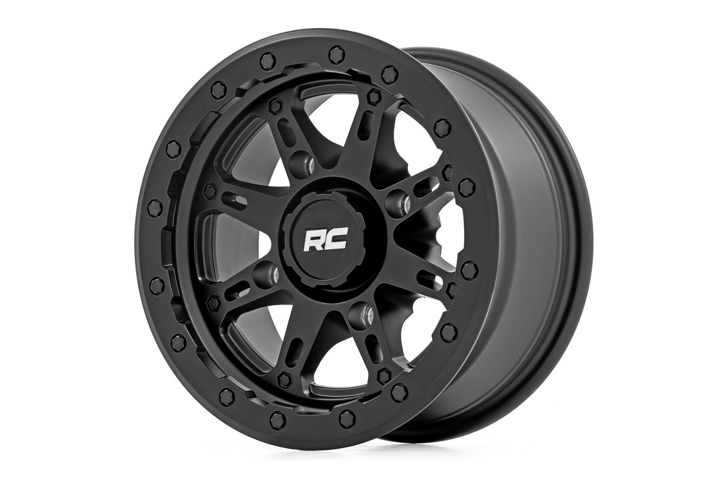 Rough Country 94 Series Wheel | UTV | Matte Black | 14x7 | 4-137 | +10mm Rough Country