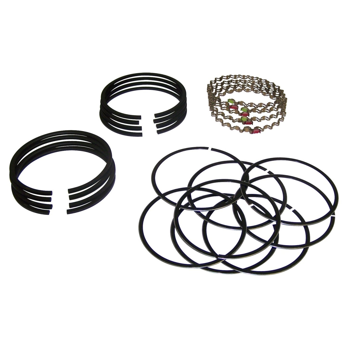 Piston Ring Set .020 inch Oversized Piston Ring Set 1941-71 Vintage Jeep/Willys Models w/ 4-134 Engine Crown Automotive