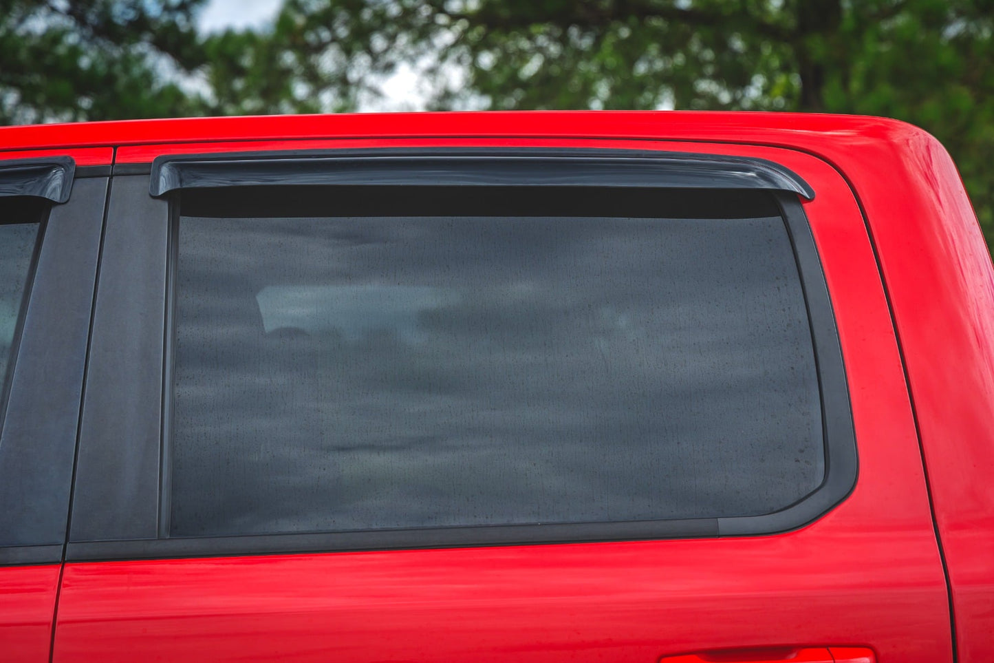 Side Window Deflectors Tape On Rain Guard Ram 1500 (19-26)/1500 TRX (21-24) Rough Country-5