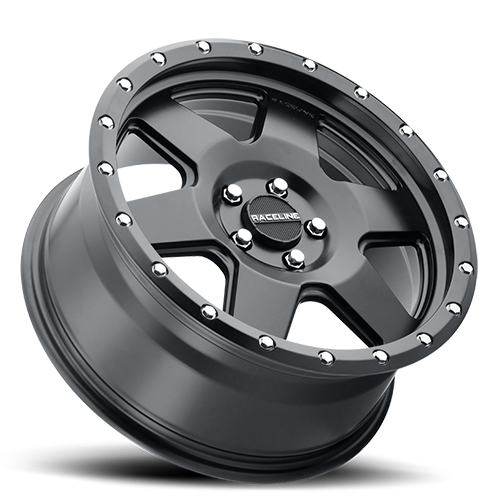 Aluminum 17x8 Boost 946B Satin Black Raceline Wheels-9